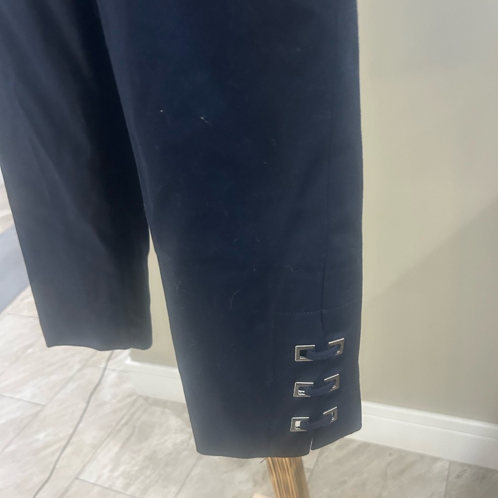 Rafaella Navy Curvy Cropped Slacks Retail $62 Size 14 NWT - Picture 4 of 7